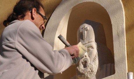 Statue sculptée sur une église - Saint-Maximin-la-Sainte-Baume - Stéphane Marcellesi